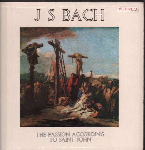 J.S. Bach-Passion According To St John  Choir-World Record Club-2x12" Vinyl LP Box Set