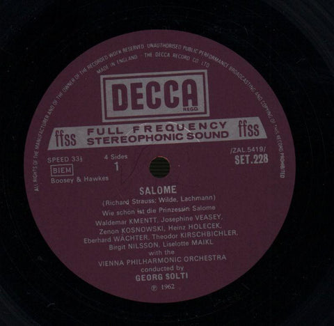 Salome Nilsson/Stolze/Wachter-Decca-2x12" Vinyl LP Box Set-VG/Ex