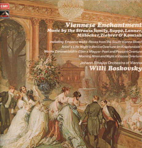 Strauss-Viennese Enchantment-HMV-4x12" Vinyl LP Box Set