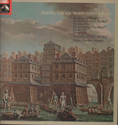 Haydn-The Six Paris Symphonies English Chamber Orchestra/Barenboim-HMV-3x12" Vinyl LP Box Set