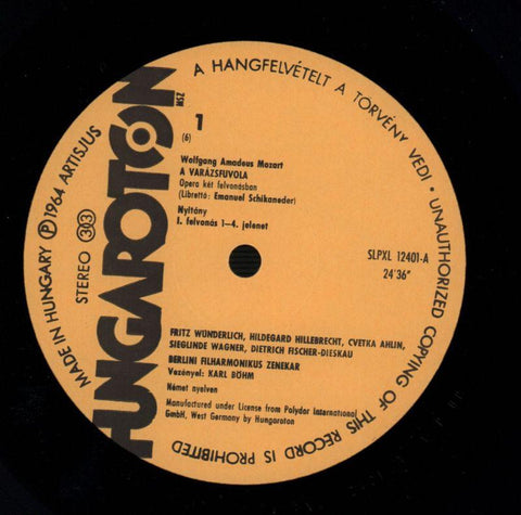 A Varazsfuvola Karl Bohm-Hungarton-3x12" Vinyl LP Box Set-VG+/Ex
