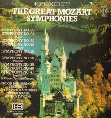 Mozart-The Great Symphonies Mackerras/Macal-CFP-4x12" Vinyl LP Box Set