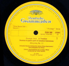 Il Trovatore Tulio Serafin-Deutsche Grammophon-3x12" Vinyl LP Box Set-VG/Ex