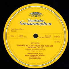 Die Klavierkonzerte Wilhelm Kempff-Deutsche Grammophon-4x12" Vinyl LP Box Set-VG+/Ex-