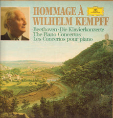 Beethoven-Die Klavierkonzerte Wilhelm Kempff-Deutsche Grammophon-4x12" Vinyl LP Box Set
