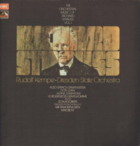 Strauss-The Orchestral Music Of Vol.1 Rudolf Kempe-HMV-3x12" Vinyl LP Box Set