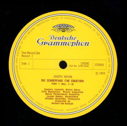 Die Schopfung Karajan-Deutsche Grammophon-2x12" Vinyl LP Box Set-VG/Ex-