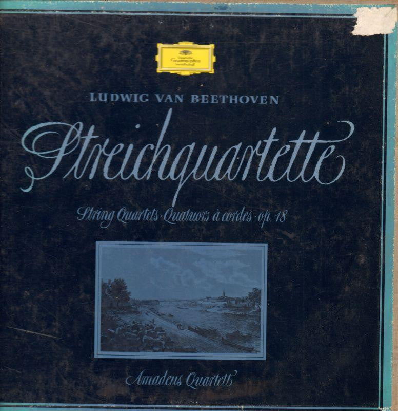 Beethoven-Streichquartette Amadeus Quartet-Deutsche Grammophon-3x12" Vinyl LP Box Set