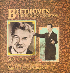 Beethoven-Piano Concertos Artur Schanabel-World Records-4x12" Vinyl LP Box Set