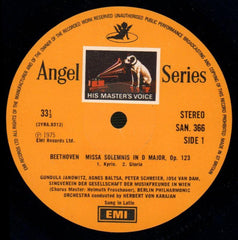 Missa Solemnis Karajan-HMV-2x12" Vinyl LP Box Set-Ex+/Ex