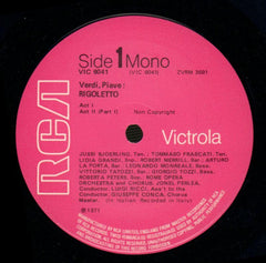 Rigoletto Bjoerling Merrill Peters-RCA-2x12" Vinyl LP Box Set-VG/Ex