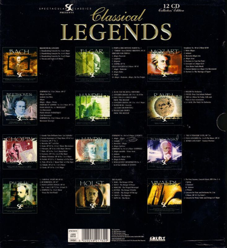 Spectacular Classics Classical Legends-Musicbank-CD Album-New