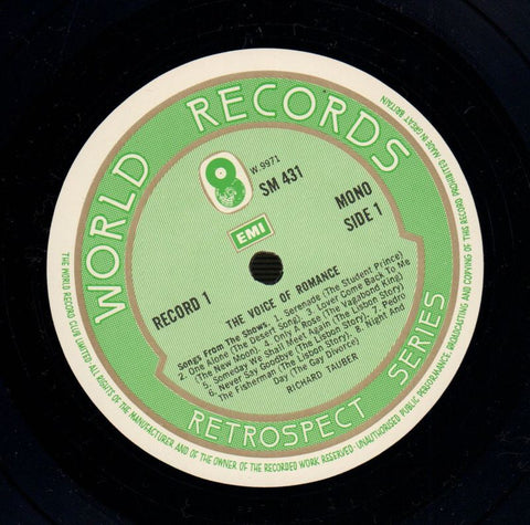 The Voice Of Romance-World Record Club-4x12" Vinyl LP Box Set-VG+/NM