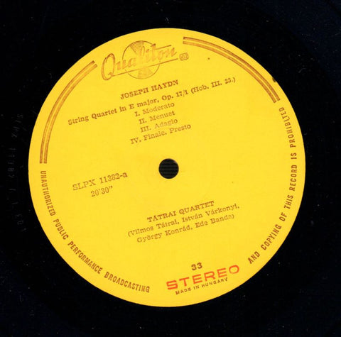 String Quartets Op. 17-Qualition-3x12" Vinyl LP Box Set-VG-/Ex