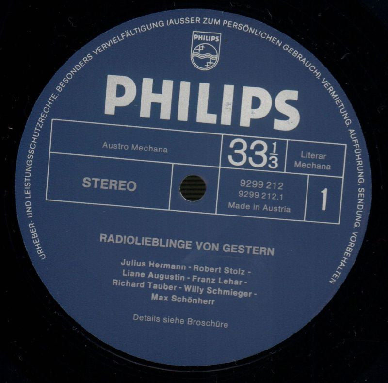 Radiolieblinge Von Gestern-Philips-2x12" Vinyl LP Box Set-Ex+/NM