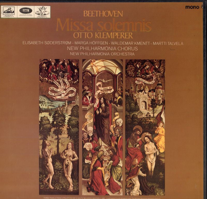 BeethovenMissa Solemnis-HMV-2x12" Vinyl LP Box Set-VG/NM