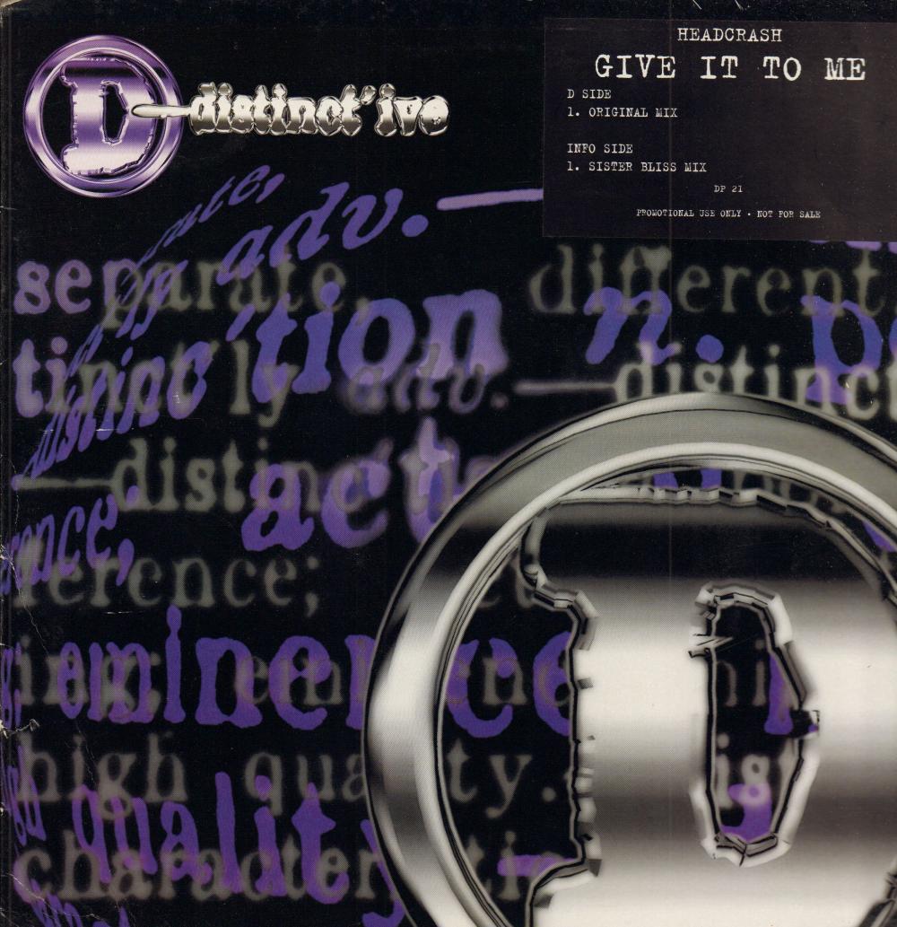 Give It To Me Record 2-Distinctive-12" Vinyl
