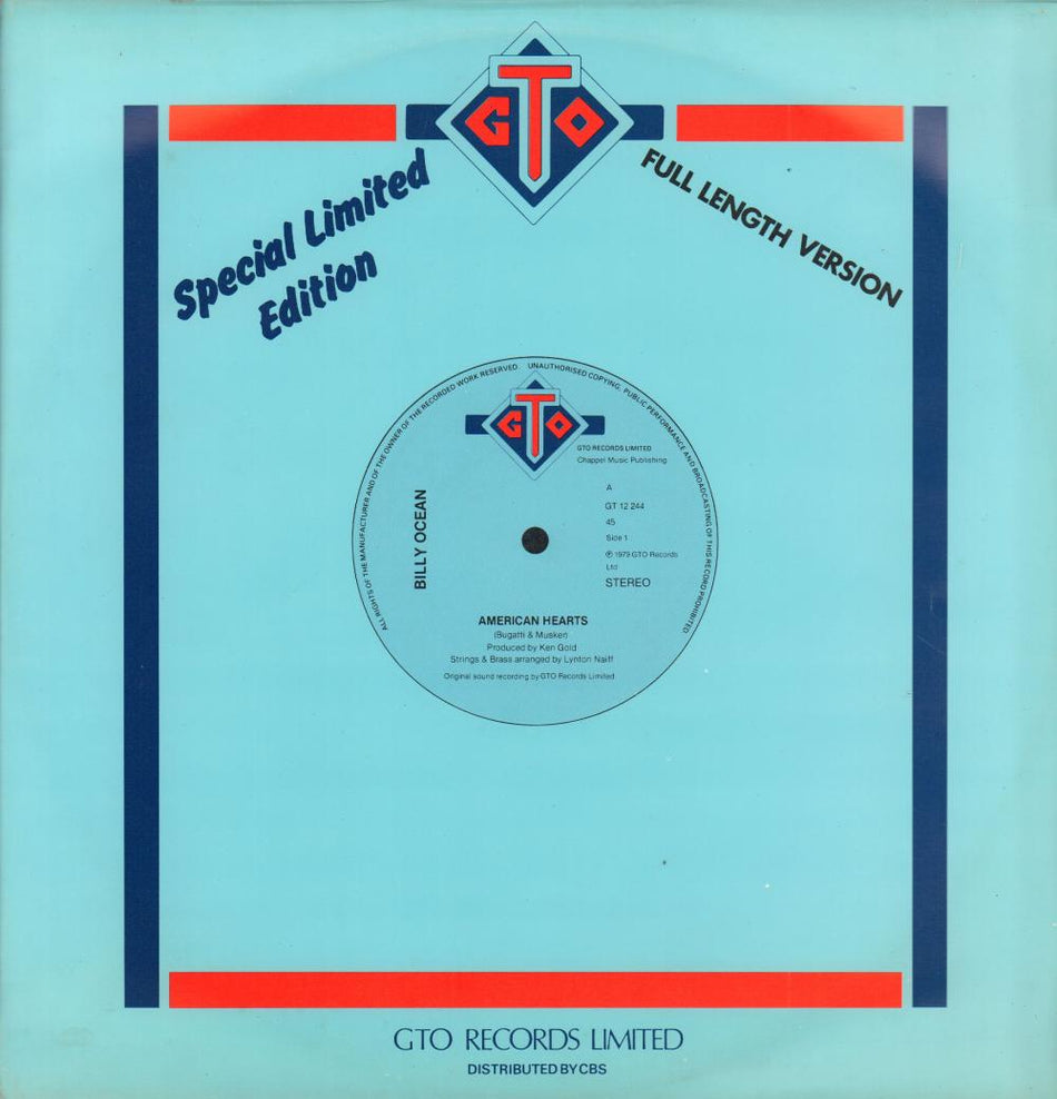 American Hearts-GTO-12" Vinyl