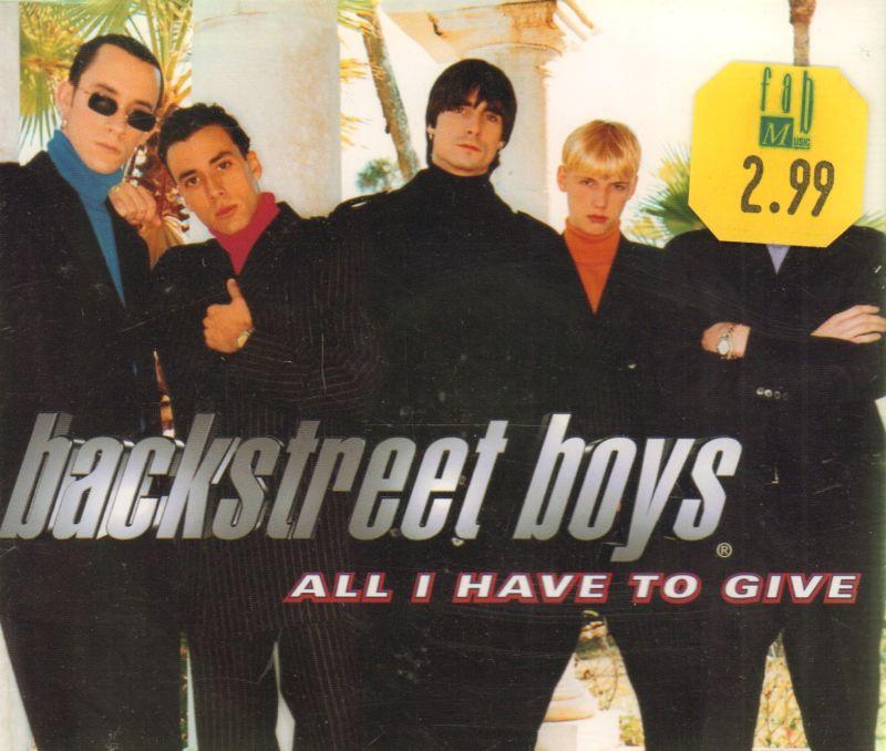 All I Have To Give-CD Single
