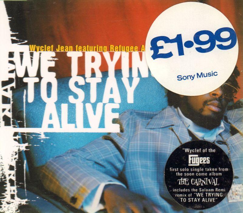WE TRYING TO STAY ALIVE CD UK ISSUE PRESSED IN AUSTRIA EPIC 1997-CD Single