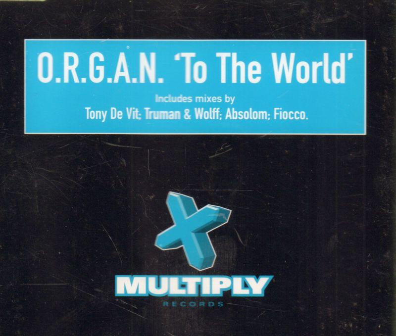 O.R.G.A.N. To The World-CD Single