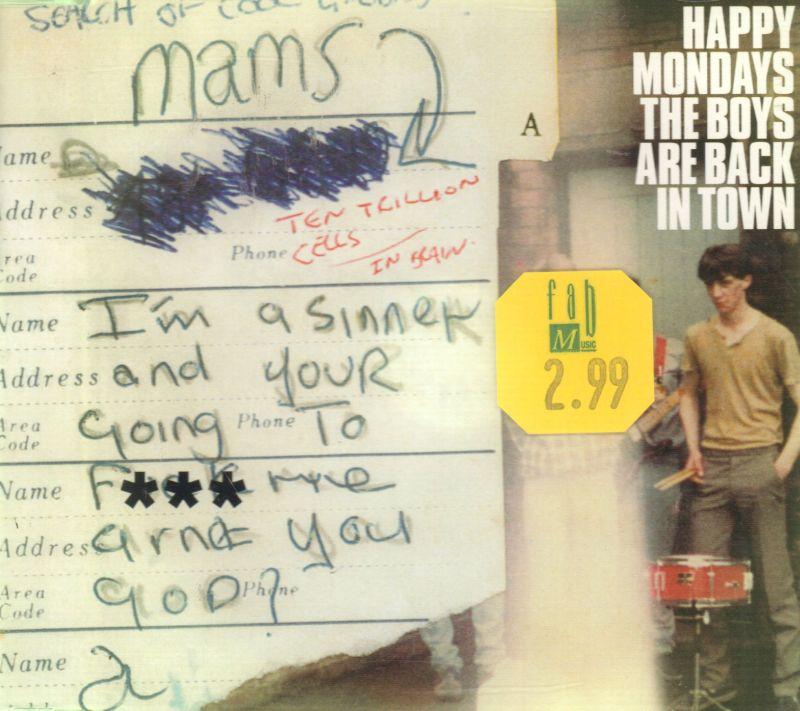 Boys Are Back in Town CD 1-CD Single