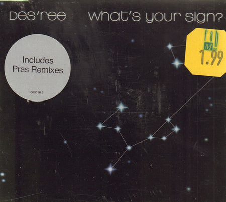 What's Your Sign-CD Single