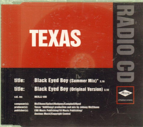 Black Eyed Boy-CD Single