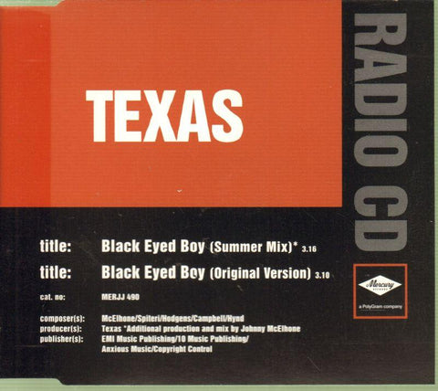 Black Eyed Boy-CD Single