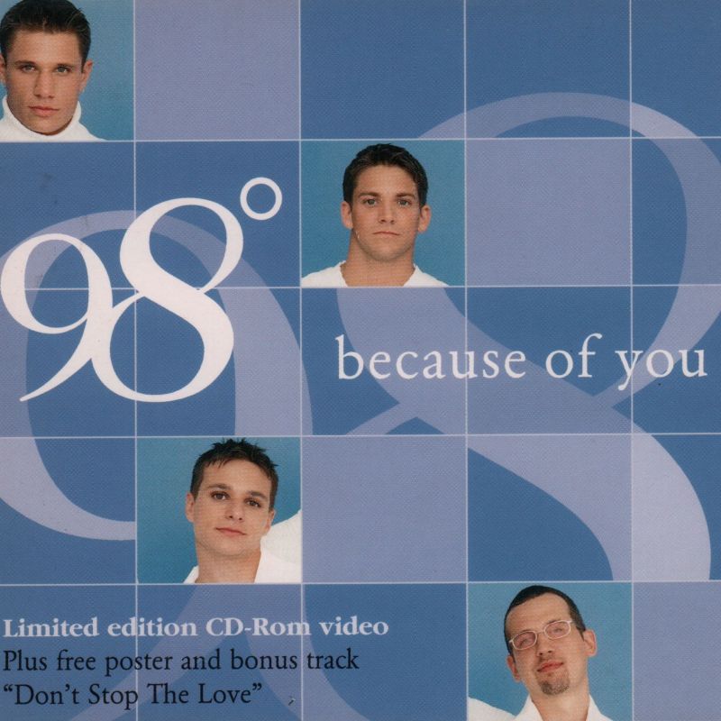 Because Of You-Motown-CD Single