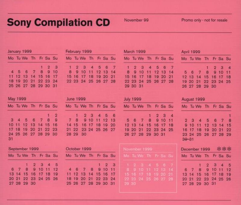 Sony Compilation CD-Sony-CD Single