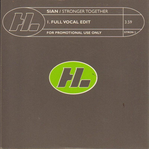 Stronger Together-CD Single