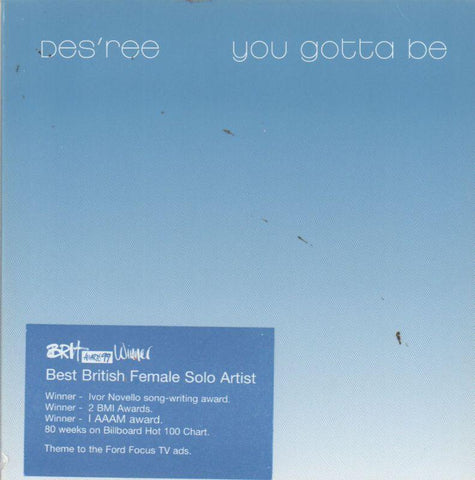 You Gotta Be-2CD Single