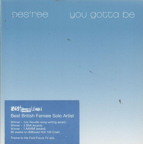 You Gotta Be-2CD Single