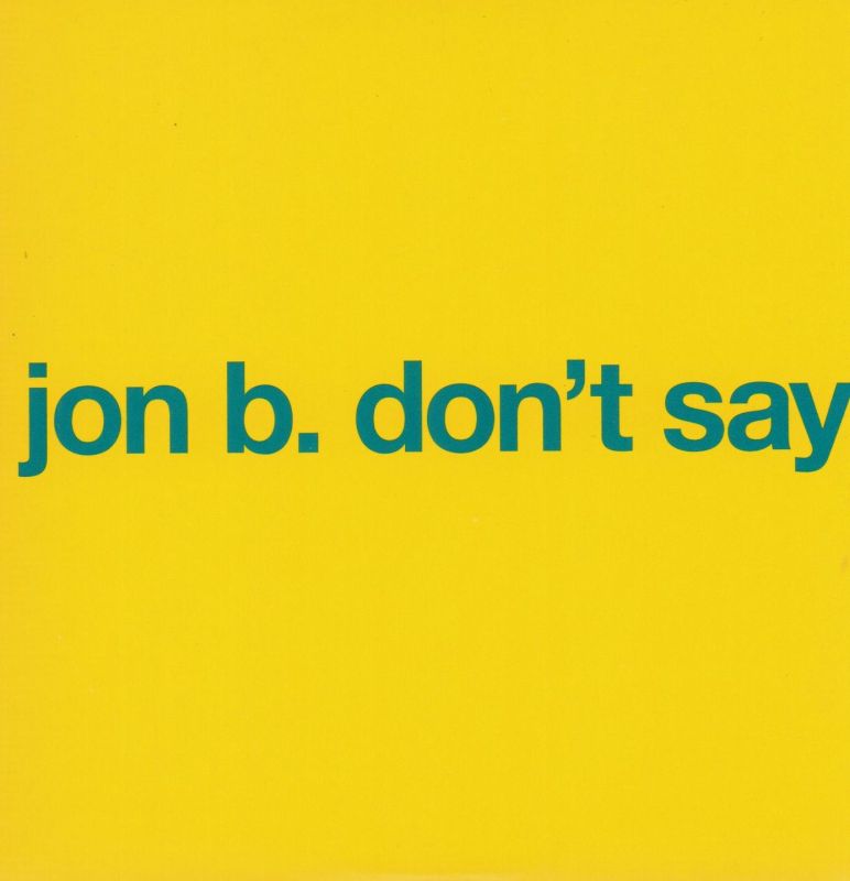 Don't Say-CD Single