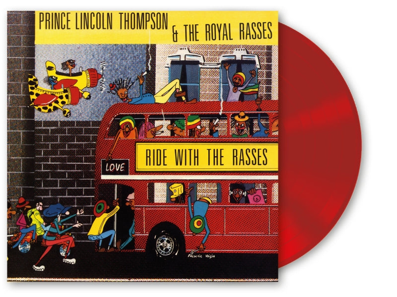 Ride With The Rasses-Burning Sounds-Red Vinyl LP-M/M