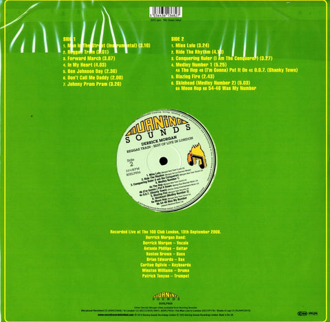 Reggae Train - Best Of Live In London-Burning Sounds-Vinyl LP-M/M