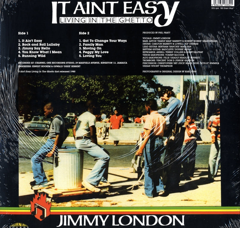 It Ain’t Easy Living In The Ghetto-Burning Sounds-Vinyl LP-M/M