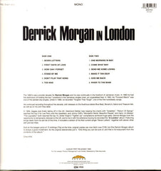 Derrick Morgan In London-Burning Sounds-Red Vinyl LP-M/M