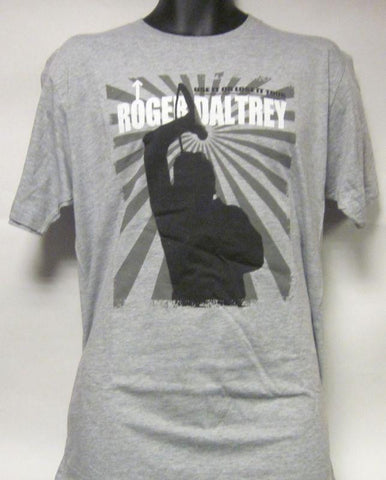 Roger Daltrey Use Or Lose It Tour-Light Grey Pictured-Men-Small-T Shirt