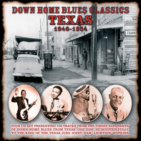 Various Blues-Texas Blues: Down Home Blues Classics 1946-1954-Secret-4CD Album