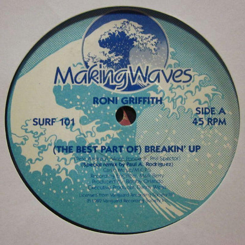 Roni Griffith-Breakin' Up-Making Waves-7" Vinyl