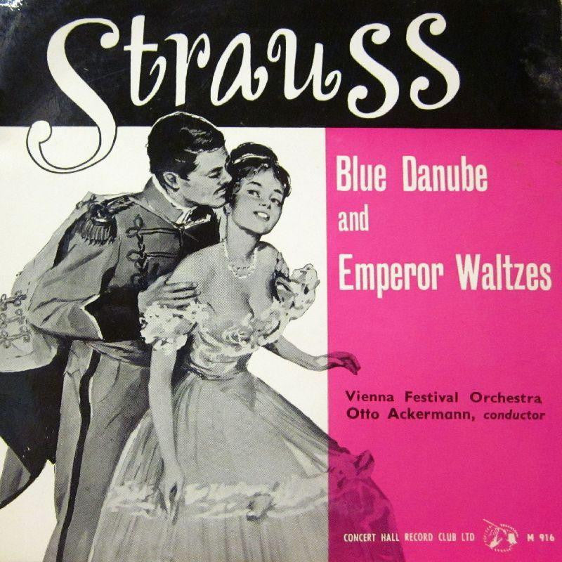 Strauss-Blue Danube And Emperor Waltzes-Concert Hall-7" Vinyl P/S