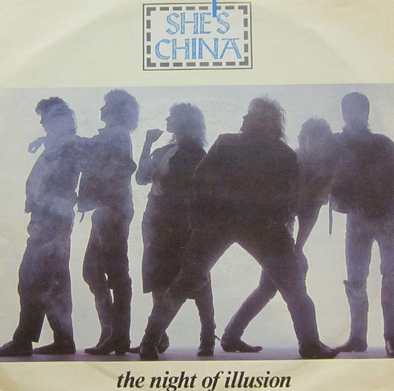 She's China-The Night Of Illusion-Blue Turtle-7" Vinyl P/S