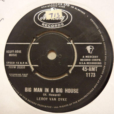 Leroy Van Dyke-Big Man In A Big House-Mercury-7" Vinyl