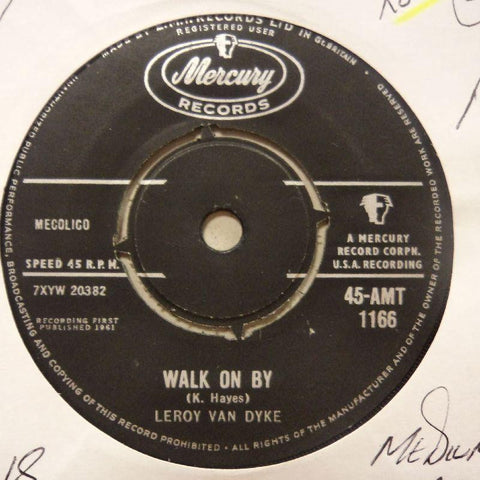 Leroy Van Dyke-Walk On By-Mercury-7" Vinyl
