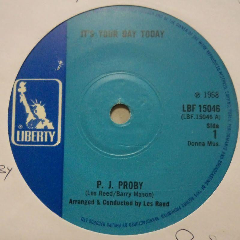 P.J Proby-It's Your Day Today-Liberty-7" Vinyl