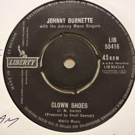 Johnny Burnette-Clown Shoes-Liberty-7" Vinyl