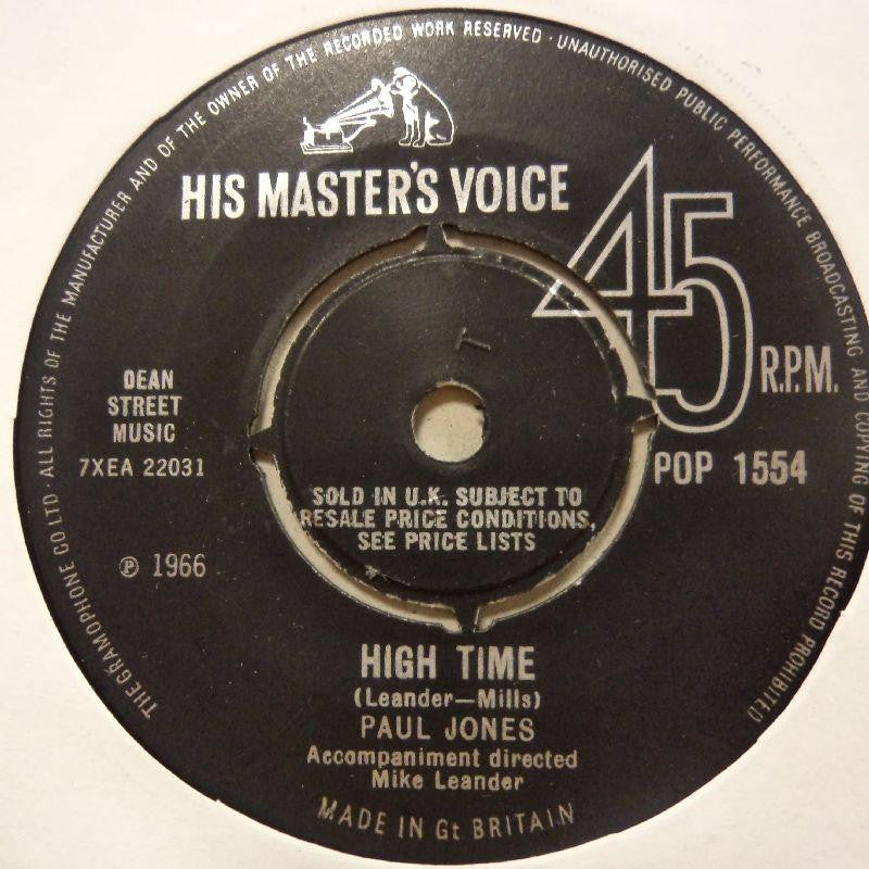 Paul Jones-High Time-HMV-7" Vinyl