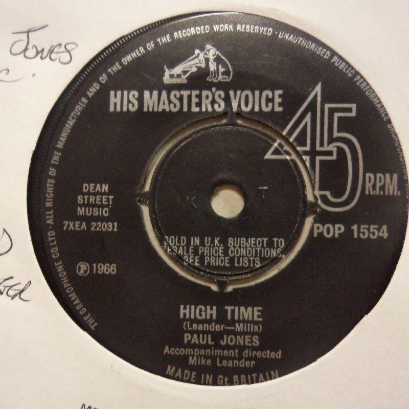 Paul Jones-High Time-HMV-7" Vinyl